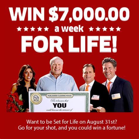 com PCH 7000 A Week For Life Sweepstakes. . 7000 a week for life pch